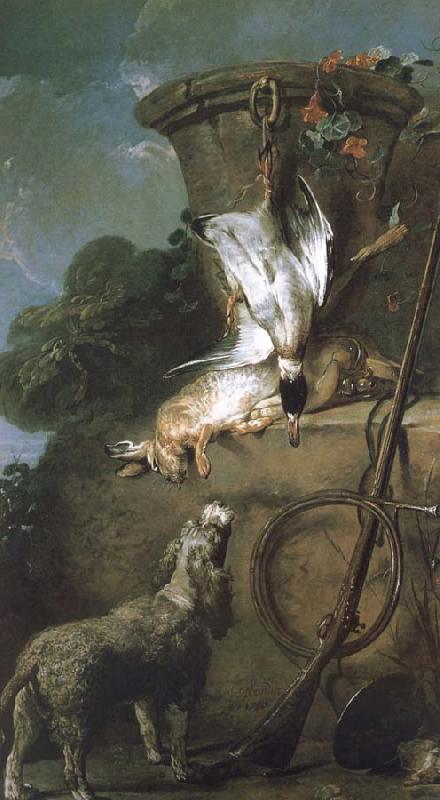 Jean Baptiste Simeon Chardin Spain hound and prey